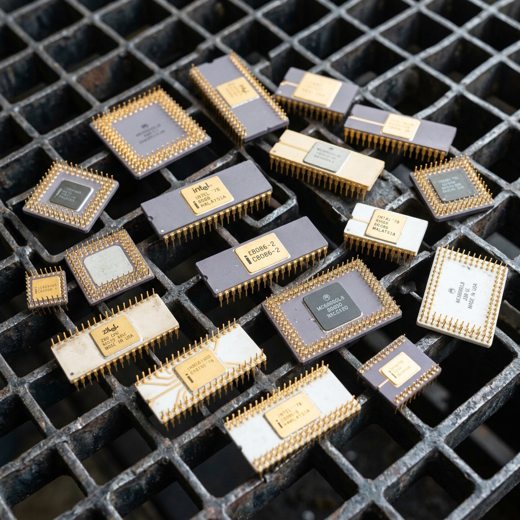 CPU Ceramic Processor Scrap